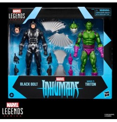 Inhumans Marvel Legends - Pack 2 figurines Black Bolt & Marvel' s Triton 15 cm
