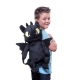 Dragons 3 - Sac à dos peluche Toothless
