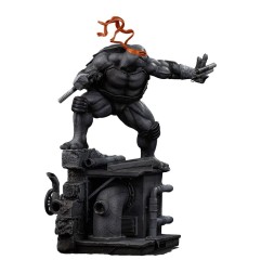 Teenage Mutant Ninja Turtles - Art Scale Statue 1/10 Michelangelo Black and White Variant 26 cm heo exclusive