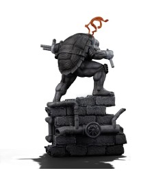 Teenage Mutant Ninja Turtles - Art Scale Statue 1/10 Michelangelo Black and White Variant 26 cm heo exclusive