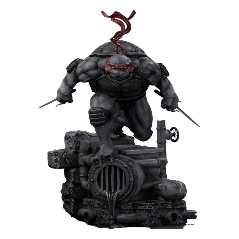 Teenage Mutant Ninja Turtles - Art Scale Statue 1/10 Raphael Black and White Variant 26 cm heo exclusive