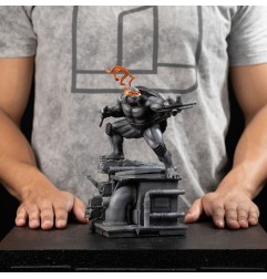 Les Tortues Ninja - Statuette 1/10 Art Scale Michelangelo Black and White Variant 26 cm heo exclusive