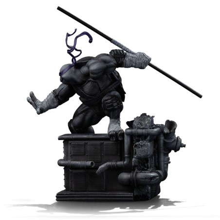 Teenage Mutant Ninja Turtles - Art Scale Statue 1/10 Donatello Black and White Variant 26 cm heo exclusive