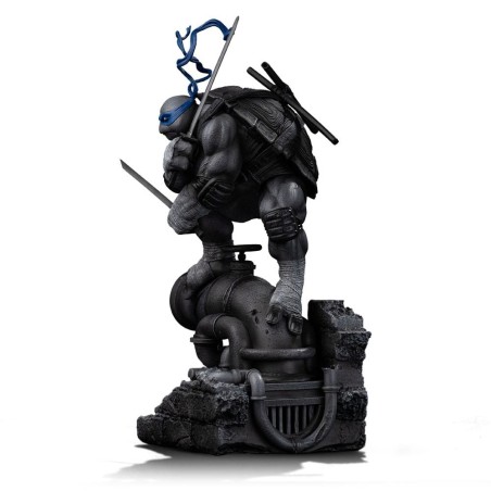 Teenage Mutant Ninja Turtles - Art Scale Statue 1/10 Leonardo Black and White Variant 26 cm heo exclusive