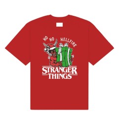 Stranger Things - T-Shirt Ho Ho Hellfire Size L