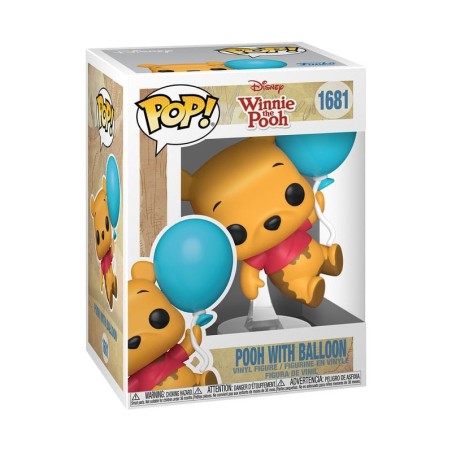 Winnie the Pooh - Disney POP! Animation Vinyl Figure Pooh w/Balloon 9 cm