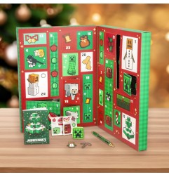 Minecraft - Calendrier de l'Avent Papeterie Minecraft 24 jours