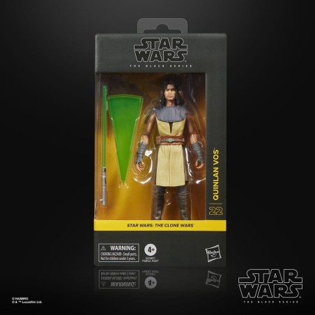 Star Wars : The Clone Wars Black Series - Figurine Qunlan Vos 15 cm