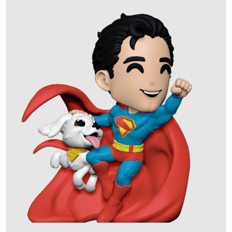 Superman 2025 - Figurine Superman & Krypto 13 cm