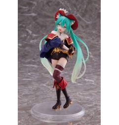 Hatsune Miku - Statuette Hatsune Miku Wonderland Puss in Boots 18 cm