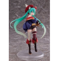Hatsune Miku - Statuette Hatsune Miku Wonderland Puss in Boots 18 cm