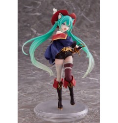 Hatsune Miku - Statuette Hatsune Miku Wonderland Puss in Boots 18 cm