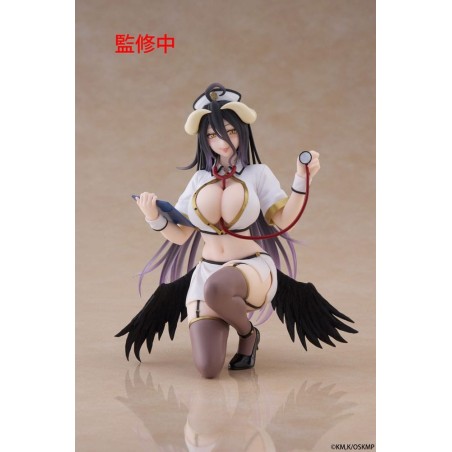 Overlord - PVC Statue Desktop Cute Figure Albedo Nurse Ver. Renewal 13 cm
