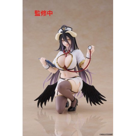 Overlord - PVC Statue Desktop Cute Figure Albedo Nurse Ver. Renewal 13 cm