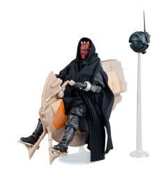 Star Wars Episode I Black Series - Véhicule avec figurine Darth Maul & Sith Speeder 25th Anniversary