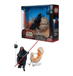 Star Wars - Episode I Black Series Vehicle with Action Figure Darth Maul & Sith Speeder 25th Anniversary