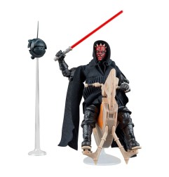 Star Wars Episode I Black Series - Véhicule avec figurine Darth Maul & Sith Speeder 25th Anniversary