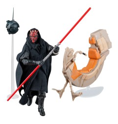 Star Wars - Episode I Black Series Vehicle with Action Figure Darth Maul & Sith Speeder 25th Anniversary