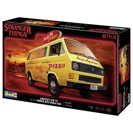 Stranger Things - Model Kit 1/25 VW T3 Bus Surfer Boy 19 cm