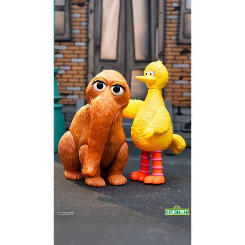 Sesame Street - ReAction Action Figures 2-Pack Big Bird and Mr. Snuffleupagus 10 cm