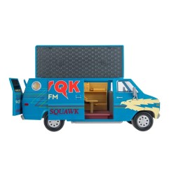 Stranger Things - World Of Figure & Vehicle Vehicle with Actionfigure The Squawk van Playset with Steve