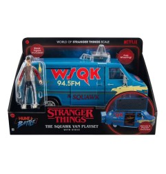 Stranger Things - World Of Figure & Vehicle Vehicle with Actionfigure The Squawk van Playset with Steve