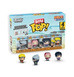Naruto Shippuden - Pack 4 figurines Bitty POP! Naruto Shippuden Team 7 2,5 cm