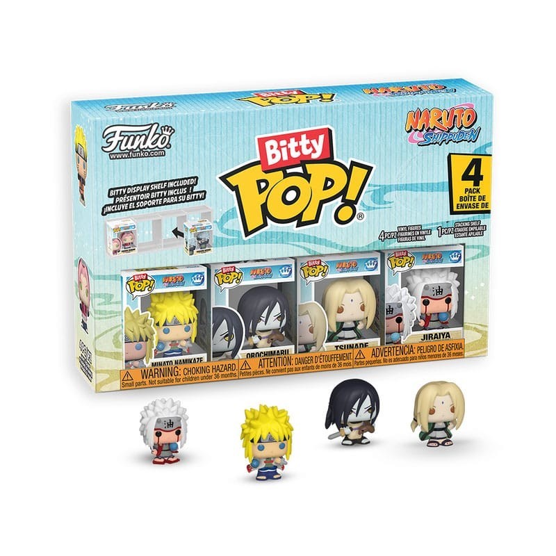 Naruto - Shippuden Bitty POP! Vinyl Figure 4-Pack Team 2 2,5 cm