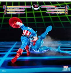 Marvel Legends Gamerverse - Pack 2 figurines Captain America vs. Venom 15 cm
