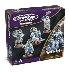 Heroscape - Expansion Rising Tide - Knight Primus Adelbern & Ordo Borealis Army en version anglaise