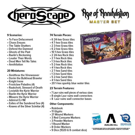 Heroscape - Jeu de plateau Age of Annihilation Master Set en version anglaise