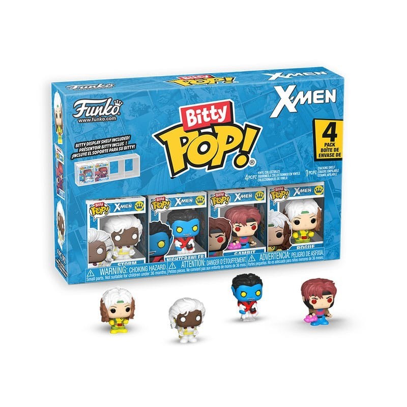 X-Men - Pack 4 figurines Bitty POP! Gambit 2,5 cm X-Men - Pack 4 figurines Bitty POP! Gambit 2,5 cm