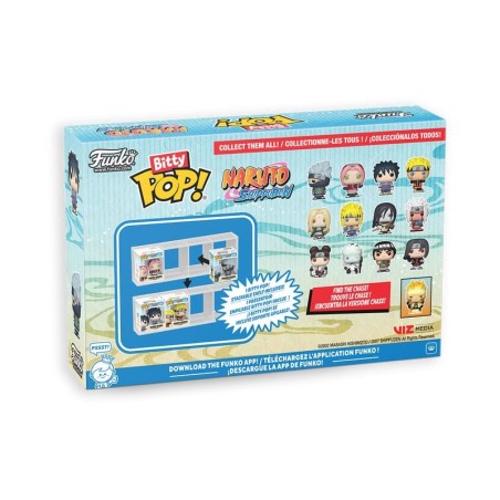 Naruto - Shippuden Bitty POP! Vinyl Figure 4-Pack Battles 2,5 cm