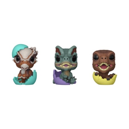 Jurassic Park - Pocket POP! Vinyl Figure Easter Egg 3-Pack Dinos 4 cm