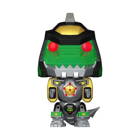 Power Rangers - Figurine Bitty POP! Dragonzord avec Ranger Vert 11,7 cm