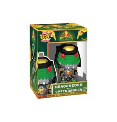 Power Rangers - Figurine Bitty POP! Dragonzord avec Ranger Vert 11,7 cm