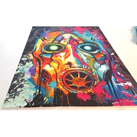Borderlands - Poster Canvas Mask Pop Art