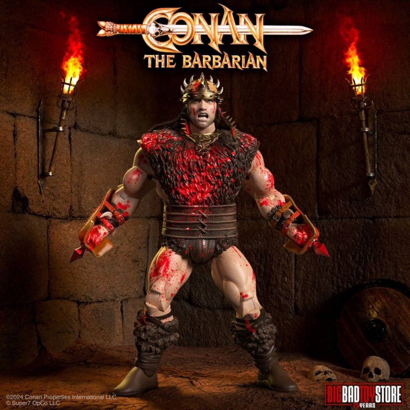 Conan - The Barbarian Ultimates Action Figure  Blood Soaked Pit Fighter 18 cm