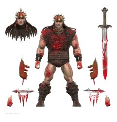 Conan Le Barbare - Figurine Ultimates Blood Soaked Pit Fighter 18 cm