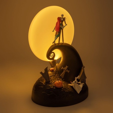 L' étrange Noël de Mr. Jack - Lampe diorama Jack & Sally