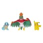 Pokémon - Select Battle Figure Pikachu, Squirtle, Hawlucha 7,5 cm