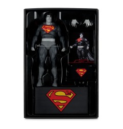 DC Multiverse - Figurine Superman (The Dark Knight Returns) (Black & White Accent Edition) (Gold Label) 18 cm