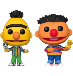 1, Rue Sésame - Pack 2 figurines POP! Bert & Ernie 9 cm