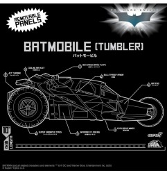 Batman - Véhicule Batman 1989 super Cyborg Batmobile Tumbler (Full Color) 33 cm