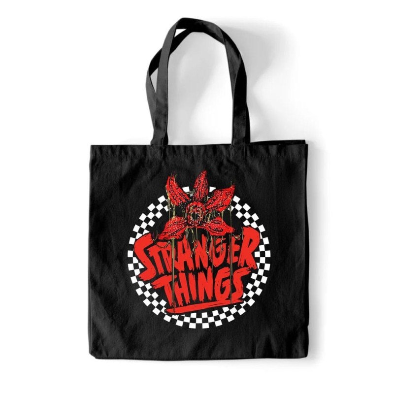 Stranger Things - Sac shopping Checkered Circle Stranger Things - Sac shopping Checkered Circle