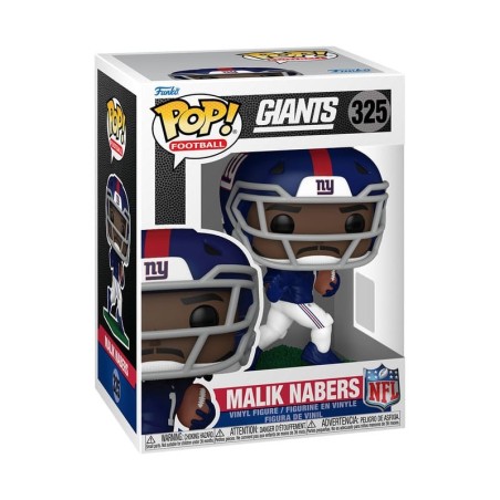 NFL Legends - Figurine POP! Giants Malik Nabers 9 cm