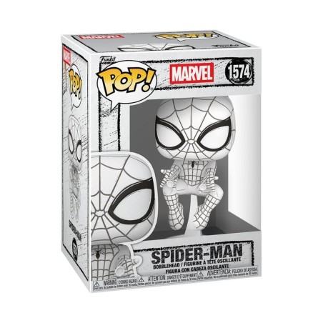 Marvel - Figurine POP! Spider-Man croquis 9 cm