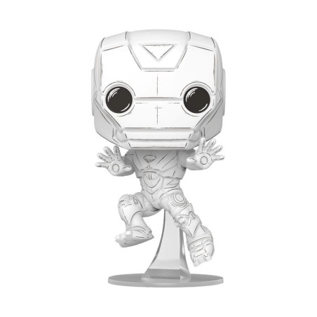 Marvel - POP! Vinyl Figure Sketched - Iron Man 9 cm