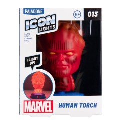 Les 4 Fantastiques - Lampe Icons Human Torch 11 cm