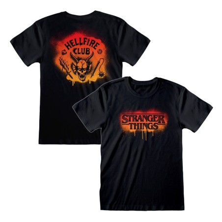 Stranger Things - T-Shirt Spray Paint Hellfire